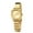 Gold Strap Gold Plate, variant on Fashion Steel Belt Small Square Women's Watch Ins Simple Temperament Quartz Watch