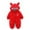 Red, variant on HNMKIU Warm Bodysuit Outfit For Baby Boys And Girls Cozy Winter Wear Autumn Clothing Set Red,6-12 Months