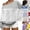 Black 16, variant on Short Sleeve Shirts for Women Off Shoulder Oversized Long Sleeve Sweatshirt, Raw Edge Cold Shoulder Loose Pullover Top, Casual Layering Top Short Sleeve Shirts for Women