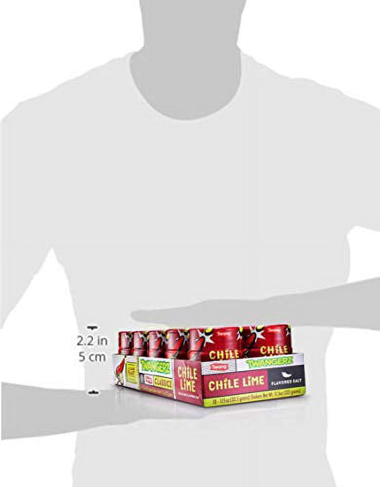 Twangerz Chile-Lime Seasoning Salt .. .. Snack Topping, 1.15-Ounce .. Shaker .. (Pack of .. 20)