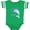 Football Green and White, variant on Inktastic Dolphin-itely the Cutest Boys or Girls Baby Bodysuit