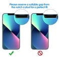 thumbnail image 2 of Protector de pantalla de privacidad JeTech para iPhone 13 mini de 5,4 pulgadas, paquete de 2, 2 of 7