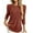 Brown, variant on Top for Women Long Sleeve Crewneck Ribbed Knit Grey Women's Thermal Tops Warm Tops for Womens Fall Work Tops