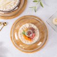 thumbnail image 6 of MOQIN Cake Stand with Dome Lid, Wood Cake Plate with Cover, 2-in-1 Dessert Table Display Set, Nachos Cake Holder Tray for Wedding Gift，Kitchen,Birthday,Parties,Baking Gifts, 6 of 9