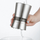 thumbnail image 4 of Molinillo de café manual con ajustes externos, molinillo cónico de cerámica y cuerpo de acero inoxidable resistente al agua, molinillos de café portátiles pequeños para prensa francesa, espresso,, 4 of 5