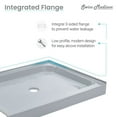 thumbnail image 6 of Voltaire 60" x 36" Single-Threshold, Left-Hand Drain, Shower Base in Grey, 6 of 8
