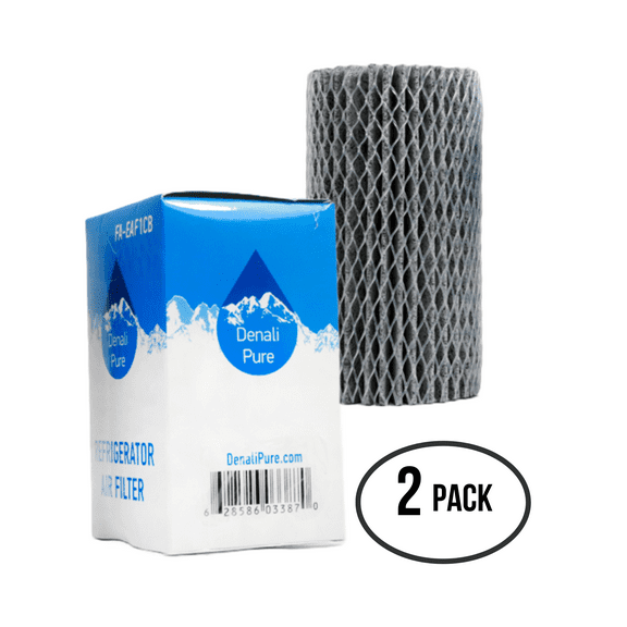 2-Pack Replacement for Electrolux EI27BS26JW3 Refrigerator Air Filter - Compatible with Electrolux EAF1CB, 46-9917 Fridge Air Filter