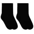 thumbnail image 2 of Jefferies Socks Womens Socks, Thick Cotton Ribbed Slouch Crew Ankle Cuff Roll Socks, 2 Pair, 2 of 5