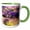 Green/White, variant on 3drose, Usa, Washington State, Sequim, Lavender Field in Full Boom, 11oz Magic Transforming Mug