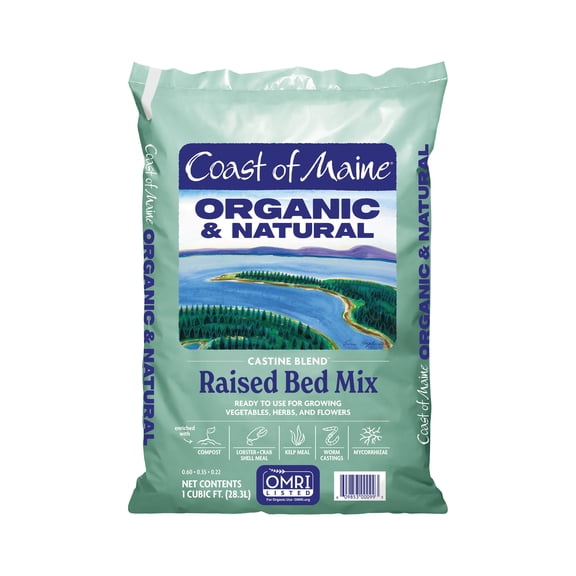 Coast of Maine Castine Blend Organic Raised Bed Mix - Pack of 6