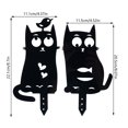 thumbnail image 4 of Muyoka Jardín Césped Simulación Hollow Cat Stake Ornament Silueta Decoraciones de pie Muyoka Hogar, 4 of 7