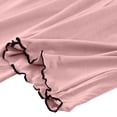 thumbnail image 5 of Wide Leg Pants for Women BWASD Casual Modal Soft Plus Size Baggy Elastic Waist Trousers Solid Color Pajama Pants Simple Loungewear Sleeping Wear (Pink,L), 5 of 9