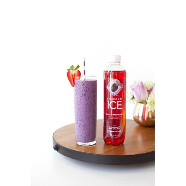 Sparkling Ice® Naturally Flavored Sparkling Water, Black Raspberry 17 Fl Oz, (Pack of 12