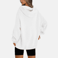 thumbnail image 2 of Aricy Womens Hoodies Pullover Plus Size Long Sleeve Casual Pullover Solid Hooded Oversized Sweatshirts Loose Fall Tunic Tops with Pocket, 2 of 5