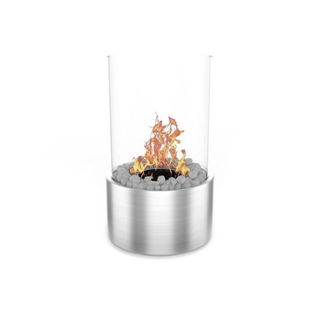 

Ghost Tabletop Firepit Ethanol Fireplace-Color:Stainless Steel