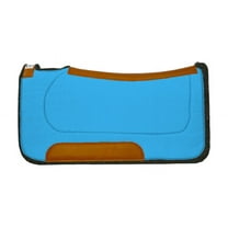 Diamond Wool Contoured Ranch Saddle Pad Size 30x30 and 1/2 inch Thickness, Turquoise