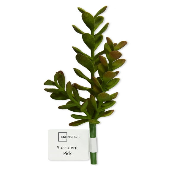 Mainstays Artificial Succulent Pick 4 inch x 7.5 inch Green