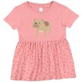 thumbnail image 3 of Inktastic Bulldog Girls Baby Dress, 3 of 5