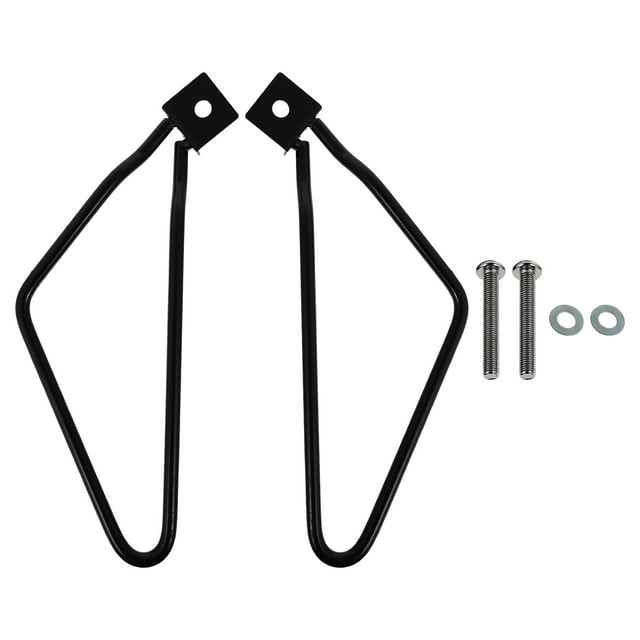 MasteelfCA 1 Set of Motorcycle Saddlebags Mounting Bracket Side Bag Installation Metal Rack
