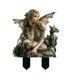 thumbnail image 1 of pstuiky Pila decorativa de jardín acrílica bohemia con hadas y colibríes. Pila decorativa de jardín acrílica para exteriores., 1 of 7