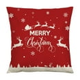 thumbnail image 2 of Diceymbol Christmas Pillowcase Used for Christmas Decoration Winter Holiday Decoration Pillow Cover Suitable for Home Sofas 18x18Inch Christmas Home Decorations, 2 of 7