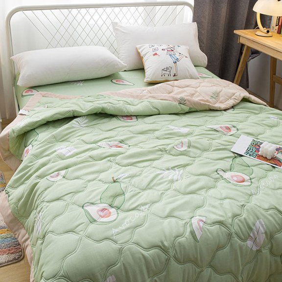 Hyknon Farmhouse Cooling Comforter Breathable Soft Summer Bed Lightweight Alternative Bedding Double-Sided Quilt for Hot Sleepers & Night Sweats Bedroom