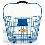 Nantucket Surfside Wide Slat Wire Handlebar Basket with Quick Release