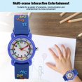 thumbnail image 3 of Kid Watch, Waterproof Cartoon Watch Letter Pattern Children Wrist Watch Time Recognition Tool, 3 of 8