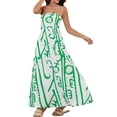 thumbnail image 6 of Mevireiy Women Strapless Tube Dress Abstract Printed Flowy Off Shoulder Y2K Beach Bandeau Dresses, 6 of 8