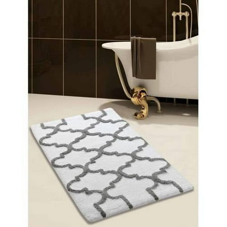 Saffron Fabs Bath Rug, Geomatric Pattern, Assorted Colors and Sizes
