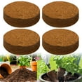 thumbnail image 6 of Coconut Fiber Compressed Soil Blocks - Good for Indoor Plants 70X20mm, 6 of 8