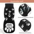 thumbnail image 4 of 2 pares de calcetines antideslizantes para interiores para perros, protección suave y ajustable para patas de perros viejos con correa, control de tracción para uso en interiores en pisos de madera, 4 of 6