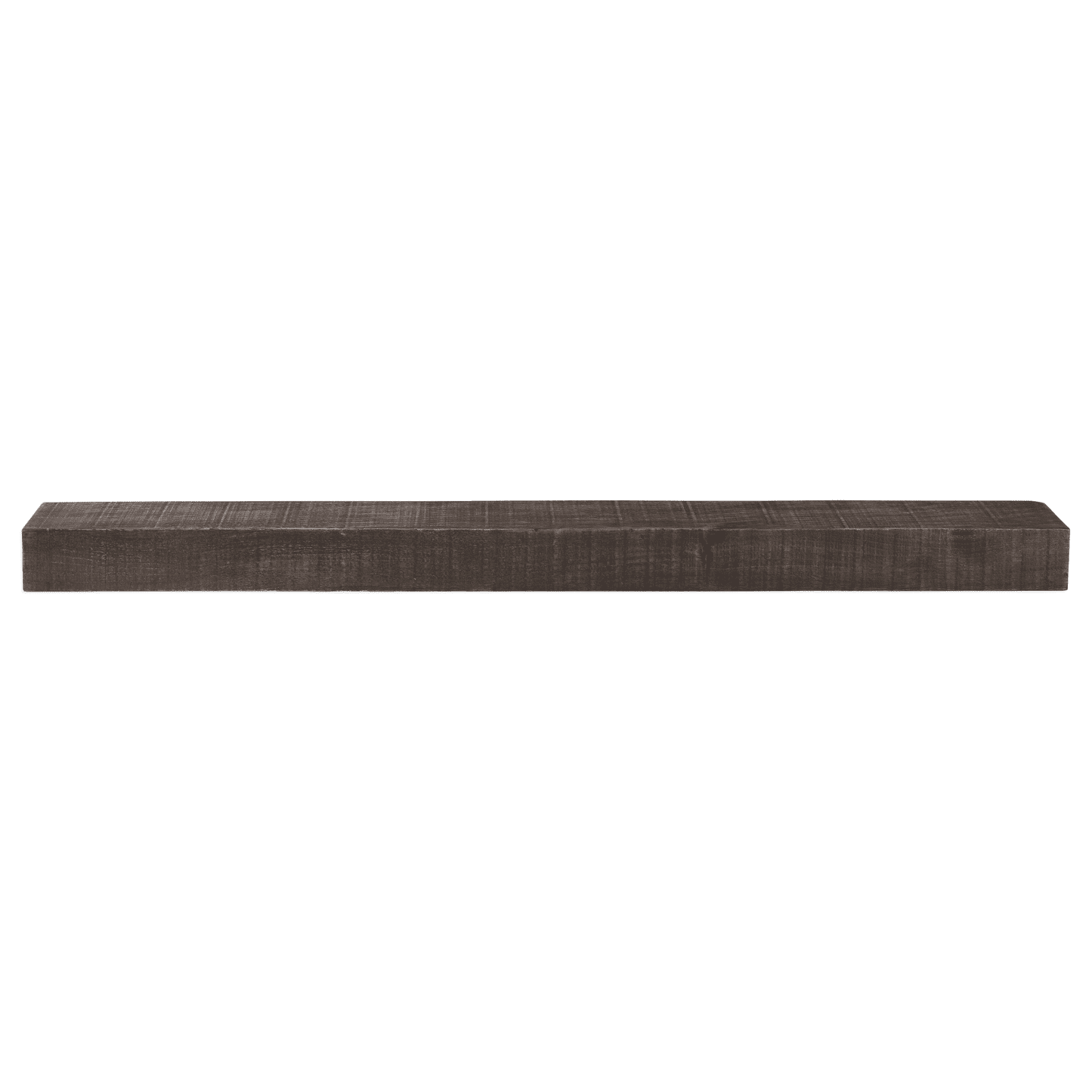 24" Dark Chocolate Solid Wood Floating Mantel Shelf
