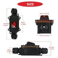thumbnail image 5 of QHUDLV Inline Power Cord Marine Rocker Switch On Waterproof Off.UK STOCK, 5 of 9