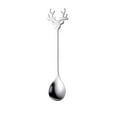 thumbnail image 1 of Cuchara de reno navideña | Cuchara para remover café de acero inoxidable 304 | Cuchara para mezclar cócteles y postres | Cuchara para helado y té | Herramienta de barra de 5.5 pulgadas, 1 of 5