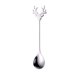 thumbnail image 1 of Cuchara de reno de acero inoxidable 304, cuchara para café, cuchara para mezclar, cuchara para helado de postre, regalo de Navidad. Cuchara de reno de acero inoxidable, portátil, plegable,, 1 of 9