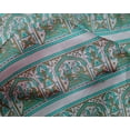 thumbnail image 4 of oneOone Silk Tabby Fabric Ethnic Block Printed Craft Fabric BTY 42 Inch Wide, 4 of 4