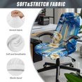 thumbnail image 6 of POLERO Anti Wear All-in-One Office Swivel Chair Slipcover, Brushed Elastic Fabric Stretch Rotating Chair Cover for Home and Small Business Office, 6 of 7