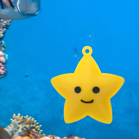 NUOLUX 3Ud Decoraciones Flotantes Para Peceras Accesorios Seguros Y Sin Bordes Color Surtido