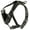 Black, variant on Black Genuine Leather Dog Harness, Medium. 25.5"-29" Chest, 1" Wide Adjustable Straps