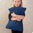 thumbnail image 5 of Bare Home Pillowcase Set - Premium 1800 Collection - Double Brushed - Ultra Soft - Toddler Size, Dark Blue, 2 Count, 5 of 7