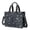 Halloween Spider Webs Bats and Spiders, variant on Dark Blue Pumpkin Ghost Halloween Pattern Canvas Messenger Tote Bag, Nurse Handbag with Multi Pockets & Removable Strap, Durable Canvas Gifts for Birthday Christmas Thanksgiving
