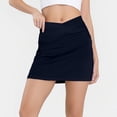 thumbnail image 6 of BOMYJESK Skorts for Woman High Waisted Dressy Casual Golf Skirts Athletic Tummy Control Tennis Skirt with Built-In Shorts 2026 Summer Plus Size Running Short Skirts Navy M, 6 of 7