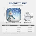 thumbnail image 3 of Naloa Christmas Snowman In The Snow 2 Piece Foldable Car Sun Shades, Car Windshield Sunshade, Front Window Sunshade for Car, Truck, SUV - Large, 3 of 7