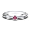 thumbnail image 1 of Classic Bezel Set Birthstone Ring - Ruby (July), 1 of 4