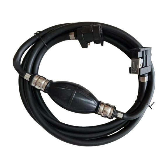 Fuel Hose Line with Primer Bulb Connector for Outboard Motor