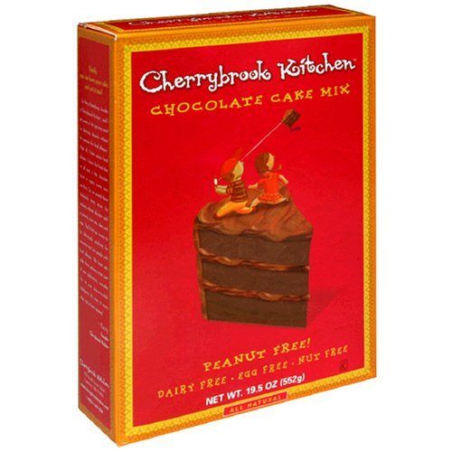 Cherrybrook Kitchen Chocolate Cake Mix, Peanut Free!, 19.5Ounce Boxes
