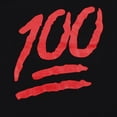 thumbnail image 3 of Keep It 100 Emoji Mens T Shirt, 3 of 3