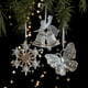 thumbnail image 4 of Christmas Tree Toys Acrylic Elk Bells Pendant Transparent Snowflake Pendants With Sequins Home Xmas Party Decoration Accessories, 4 of 5