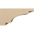 thumbnail image 3 of 12"W x 24"D x 12"H Wide Mediterranean Rough Cedar Woodgrain TimberThane Corbel, Primed Tan, 3 of 6
